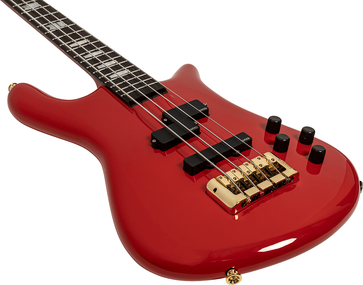 Spector Euro Serie Classic 4 Rw - Solid Red Gloss - Basse Électrique Solid Body - Variation 2