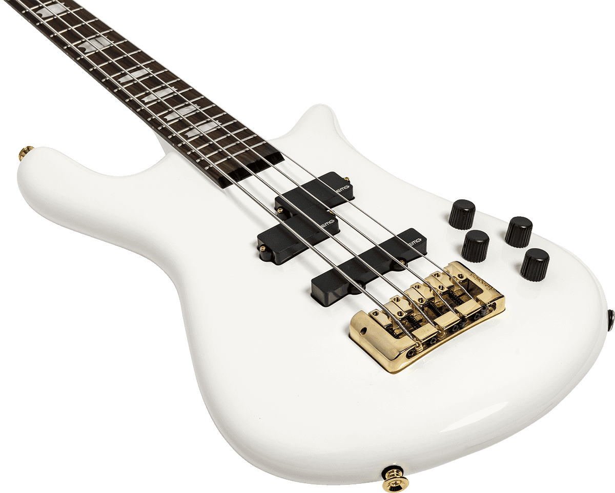 Spector Euro Serie Classic 4 Rw - Solid White Gloss - Basse Électrique Solid Body - Variation 2