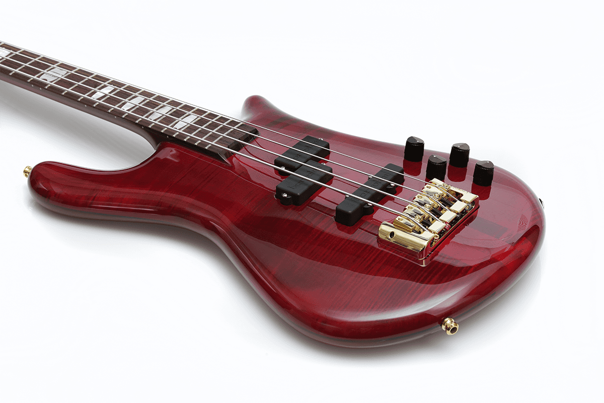Spector Euro Serie Lx 4 Rw - Black Cherry Gloss - Basse Électrique Solid Body - Variation 2