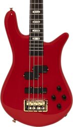 Basse électrique solid body Spector                        EURO SERIE CLASSIC 4 - Solid red gloss