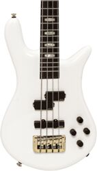 Basse électrique solid body Spector                        EURO SERIE CLASSIC 4 RW - Solid white gloss