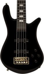 Basse électrique solid body Spector                        EURO SERIE CLASSIC 5 - Solid black gloss