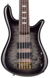 Basse électrique solid body Spector                        Icon NS-5 Neck-Thru - Black stain