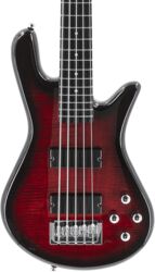 Basse électrique solid body Spector                        LEGEND SERIE STANDARD 5 - Black cherry