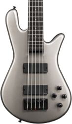 Basse électrique solid body Spector                        NS Ethos HP 5 - Gunmetal grey gloss