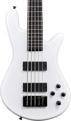 Basse électrique solid body Spector                        NS Ethos HP 5 - Metallic white