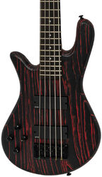 Basse électrique solid body Spector                        NS Pulse I 5 LH - Cinder red