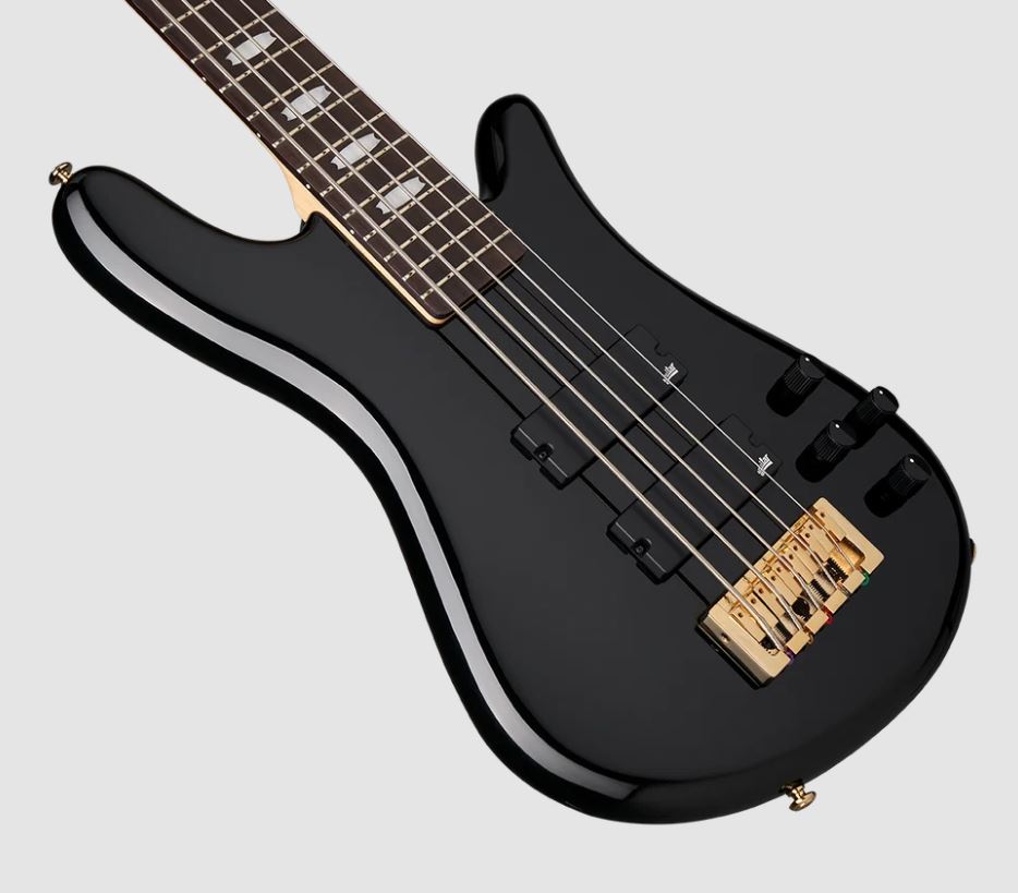 Spector Icon Ns-2 Bolt-on 5-cordes Rw - Black Gloss - Basse Électrique Solid Body - Variation 1