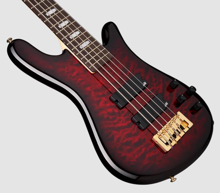 Spector Icon Ns-2 Bolt-on 5-cordes Rw - Black Cherry Gloss - Basse Électrique Solid Body - Variation 4