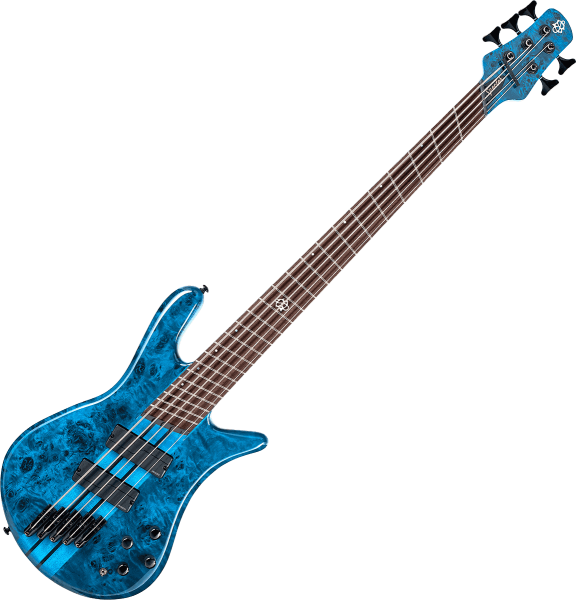 Spector Ns Dimension 5 Fishman - black & blue gloss Solid body