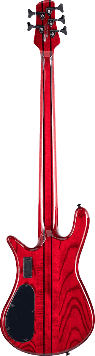 Spector Ns Dimension 5 Fishman We - Inferno Red Gloss - Basse Électrique Solid Body - Variation 1