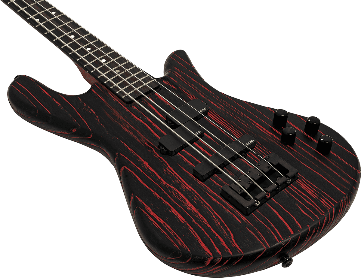 Spector Ns Pulse I 4c Active Emg Eb - Cinder Red - Basse Électrique Solid Body - Variation 2