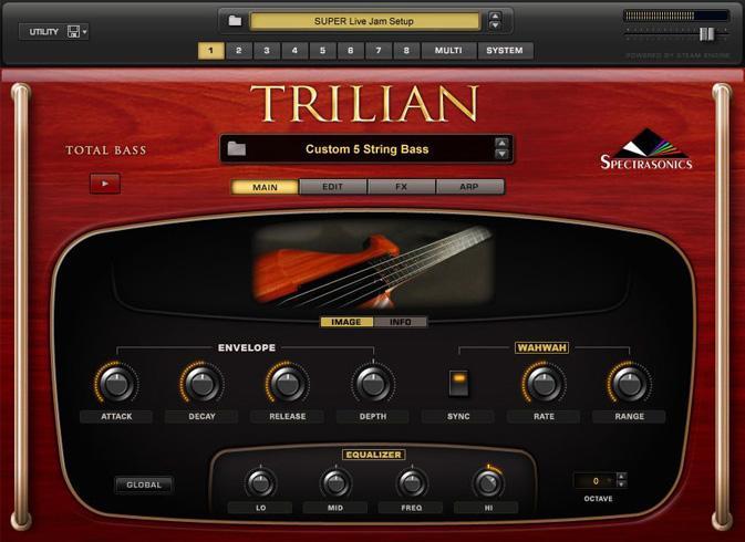 Instrument virtuel Spectrasonics TRILIAN