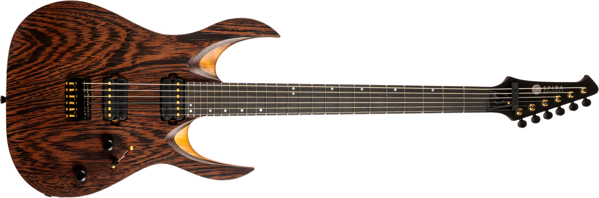 Spira Guitars S1000 Pro 2h Ht Eb - Satin Natural - Guitare Électrique Forme Str - Main picture