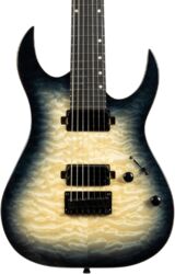 Guitare électrique baryton Spira guitars S-507 QGY E 7-String - Trans grey