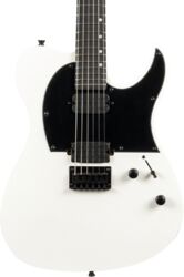 Guitare électrique forme str Spira guitars T-400 MWH - satin white