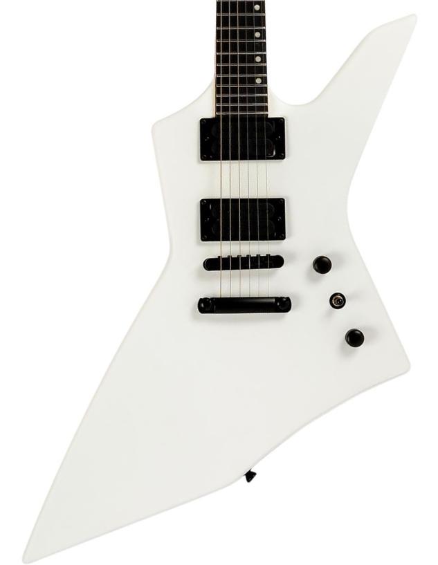Guitare électrique métal Spira guitars X-400 MWH - Satin white