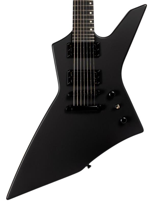 Guitare électrique métal Spira guitars X-407 MGR 7-String - black satin