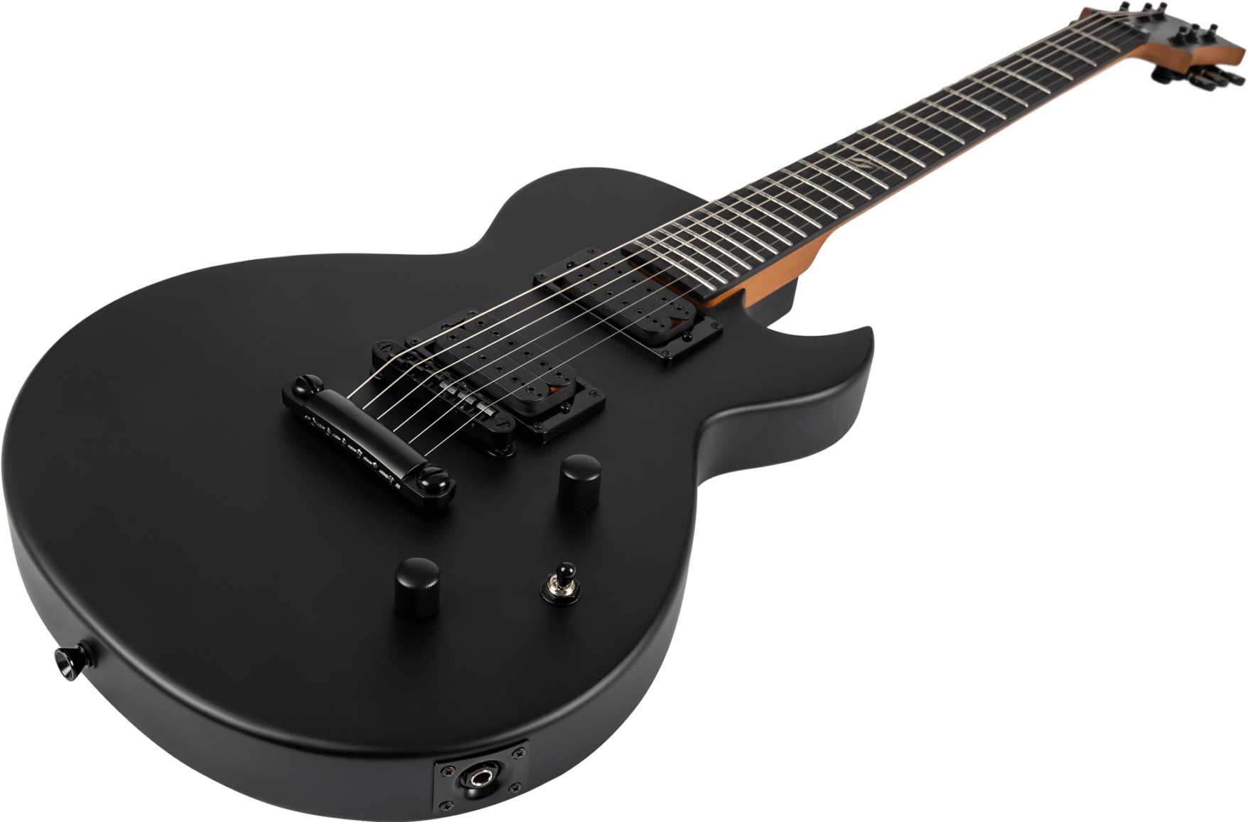 Spira Guitars L400 Mbk 2h Ht Eb - Satin Black - Guitare Électrique MÉtal - Variation 2