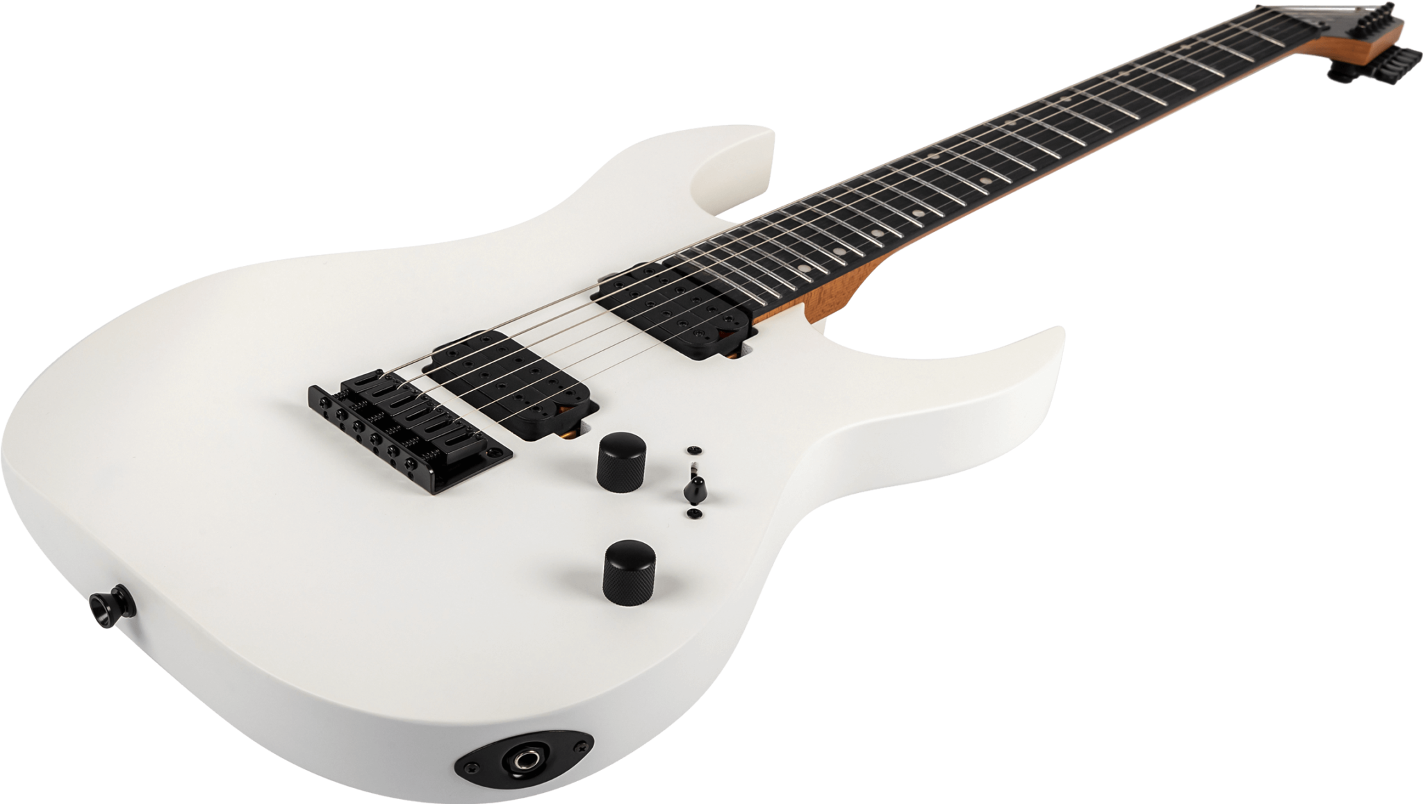 Spira Guitars S400 Mwh 2h Ht Eb - Satin White - Guitare Électrique Forme Str - Variation 2