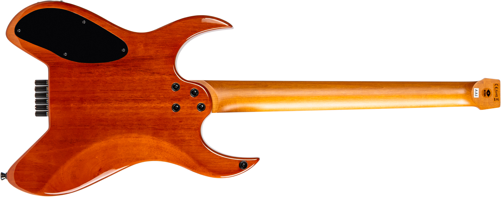 Spira Guitars S500 Gbr Headless 2h Ht Mn - Green & Blue - Guitare Électrique Double Cut - Variation 1