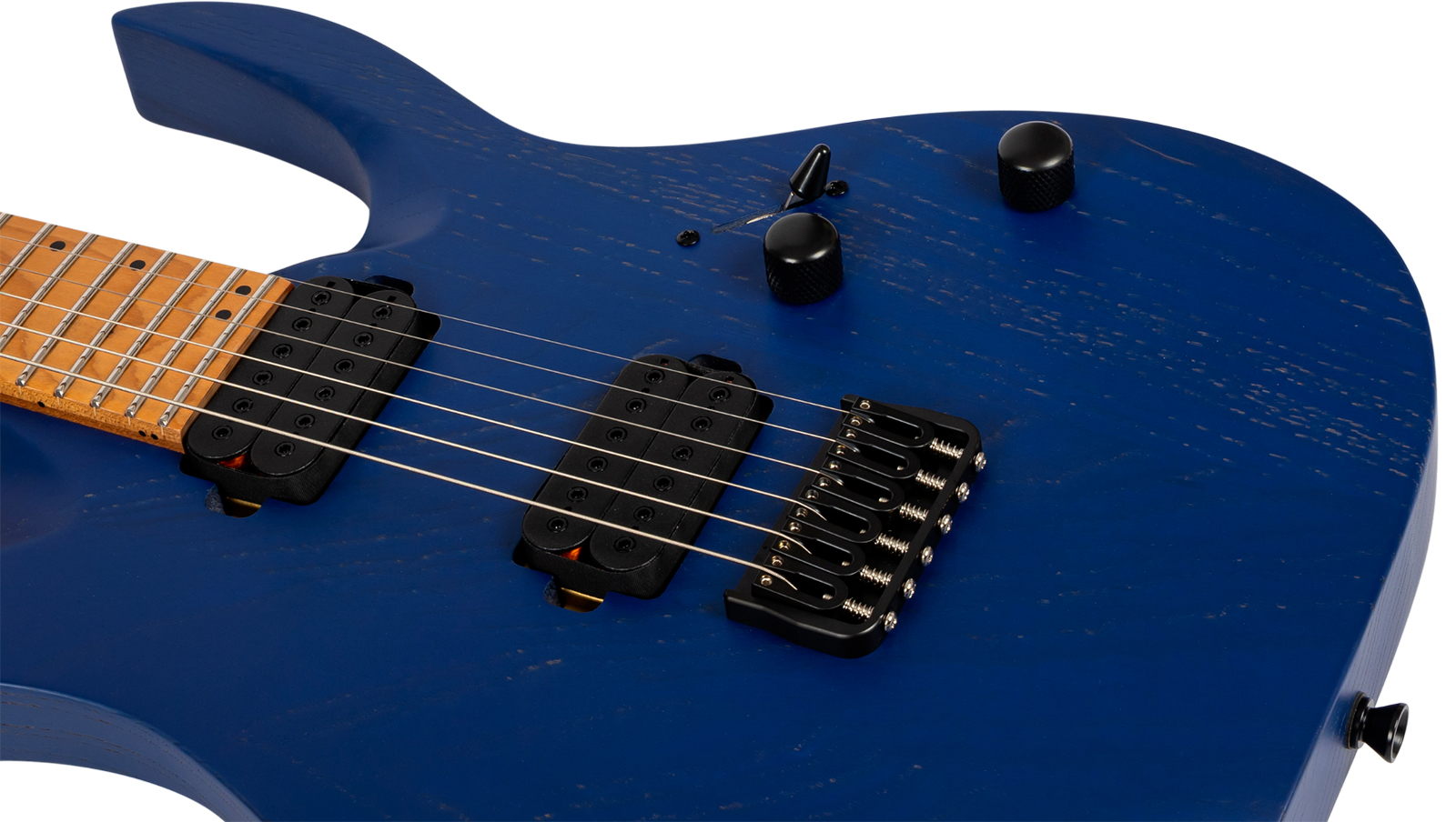 Spira Guitars S600 Abl 2h Ht Eb - Stained Blue - Guitare Électrique Forme Str - Variation 3