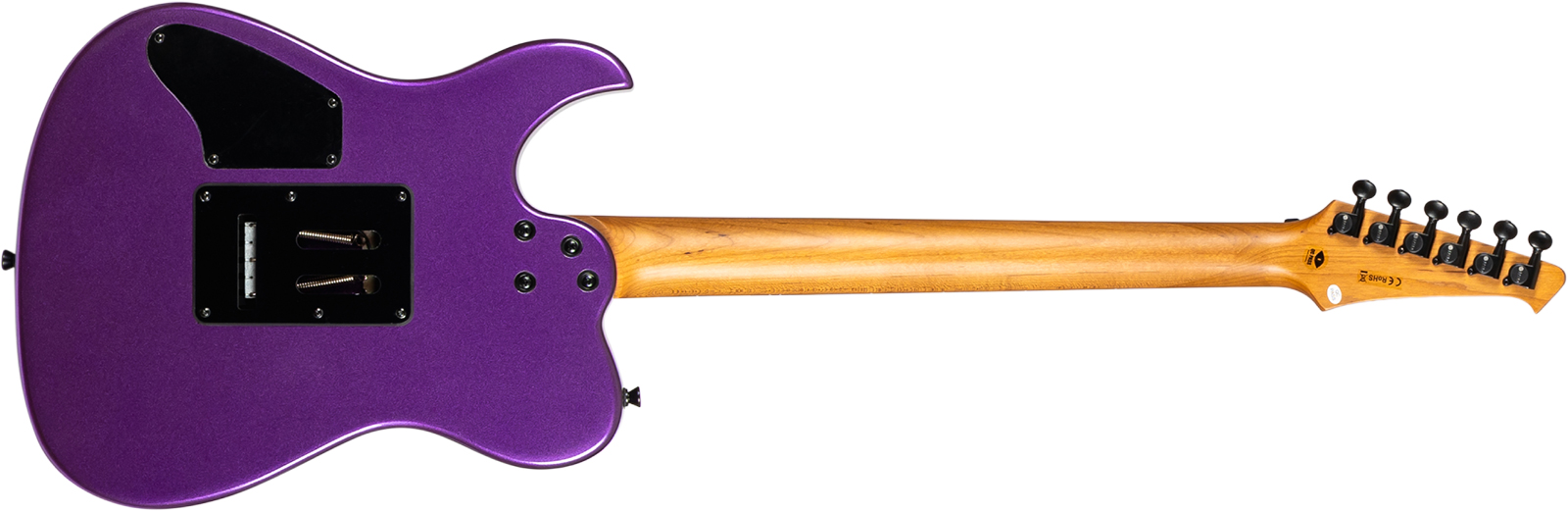Spira Guitars T420 Pp 2h Fr Eb - Metallic Purple - Guitare Électrique Forme Tel - Variation 1