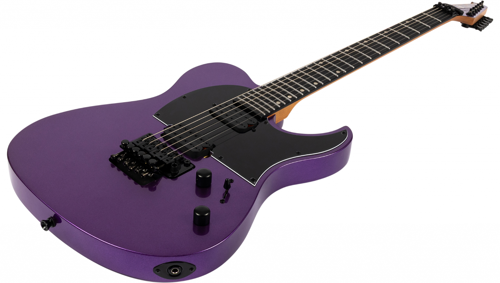 Spira Guitars T420 Pp 2h Fr Eb - Metallic Purple - Guitare Électrique Forme Tel - Variation 2