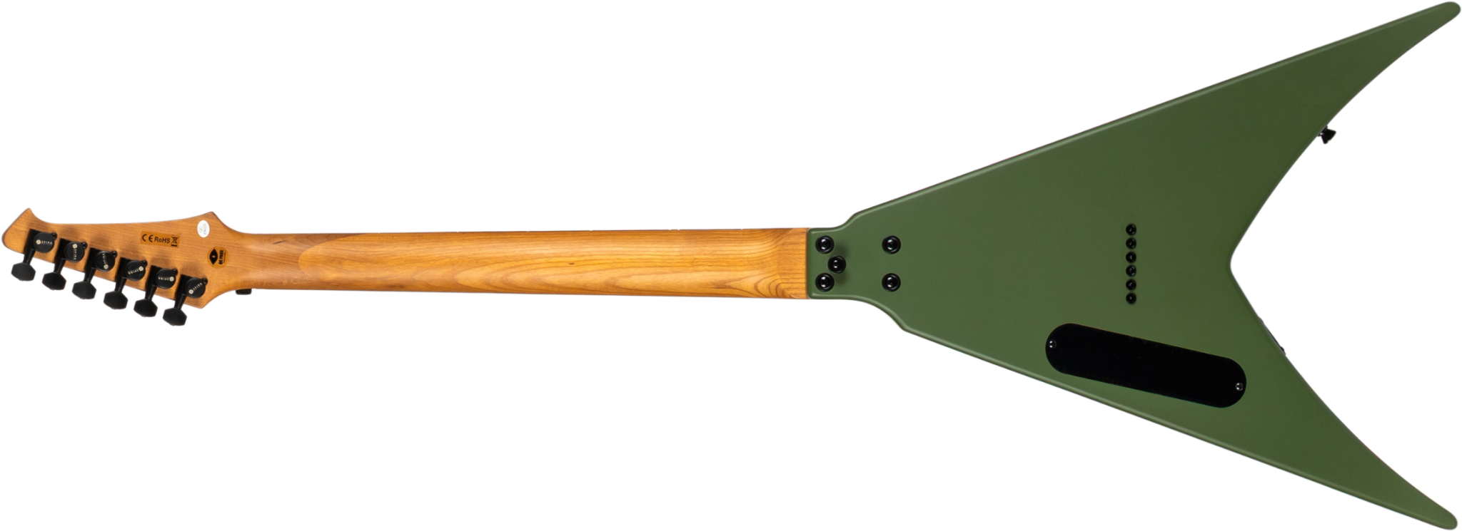 Spira Guitars V400 Mgr 2h Ht Eb - Satin Green - Guitare Électrique MÉtal - Variation 1