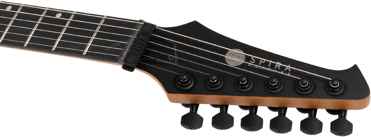 Spira Guitars V400 Msl 2h Ht Eb - Satin Silver - Guitare Électrique MÉtal - Variation 3