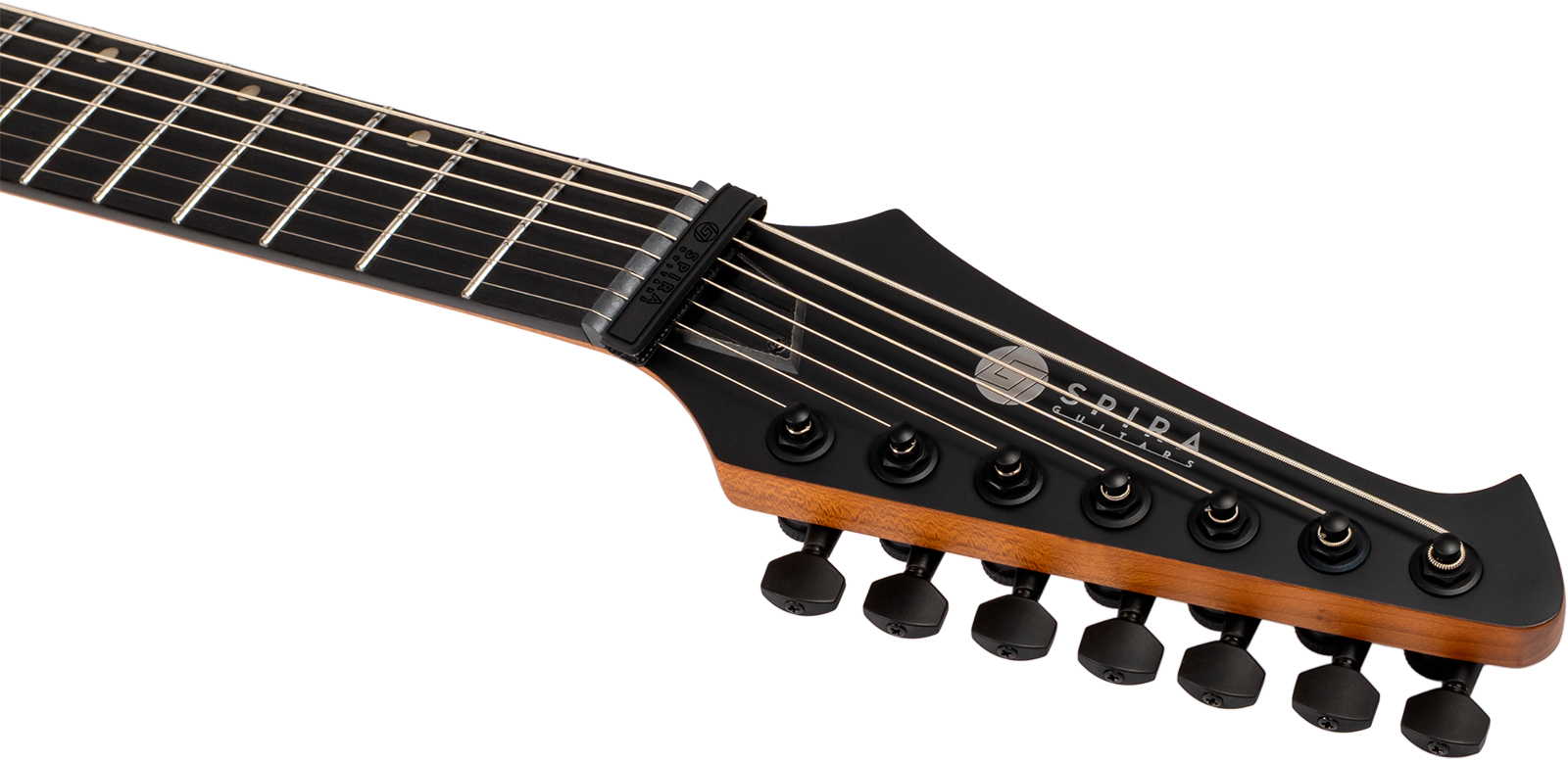 Spira Guitars V407 Mgr 7c 2h Ht Eb - Green Satin - Guitare Électrique MÉtal - Variation 4