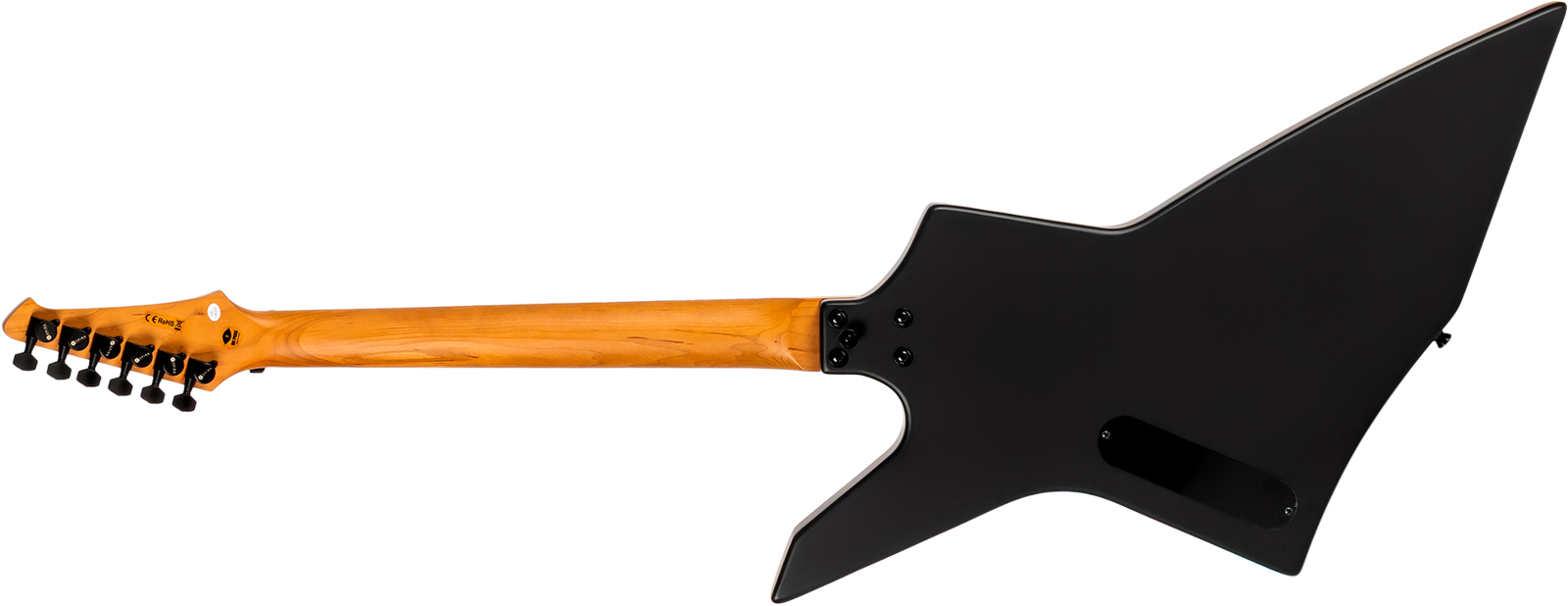 Spira Guitars X400 Mbk 2h Ht Mn - Satin Black - Guitare Électrique MÉtal - Variation 1