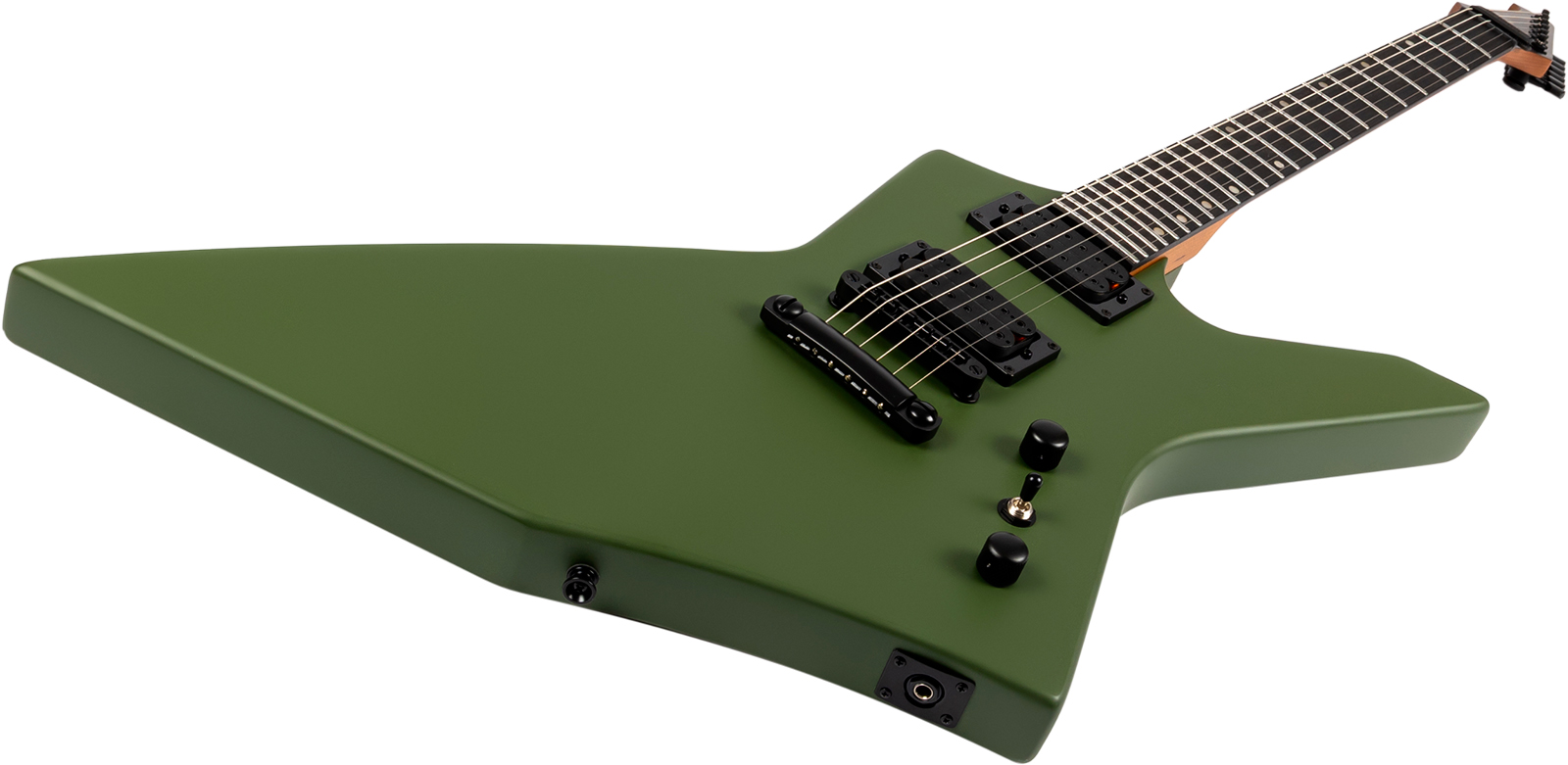Spira Guitars X400 Mgr 2h Ht Mn - Satin Green - Guitare Électrique MÉtal - Variation 2