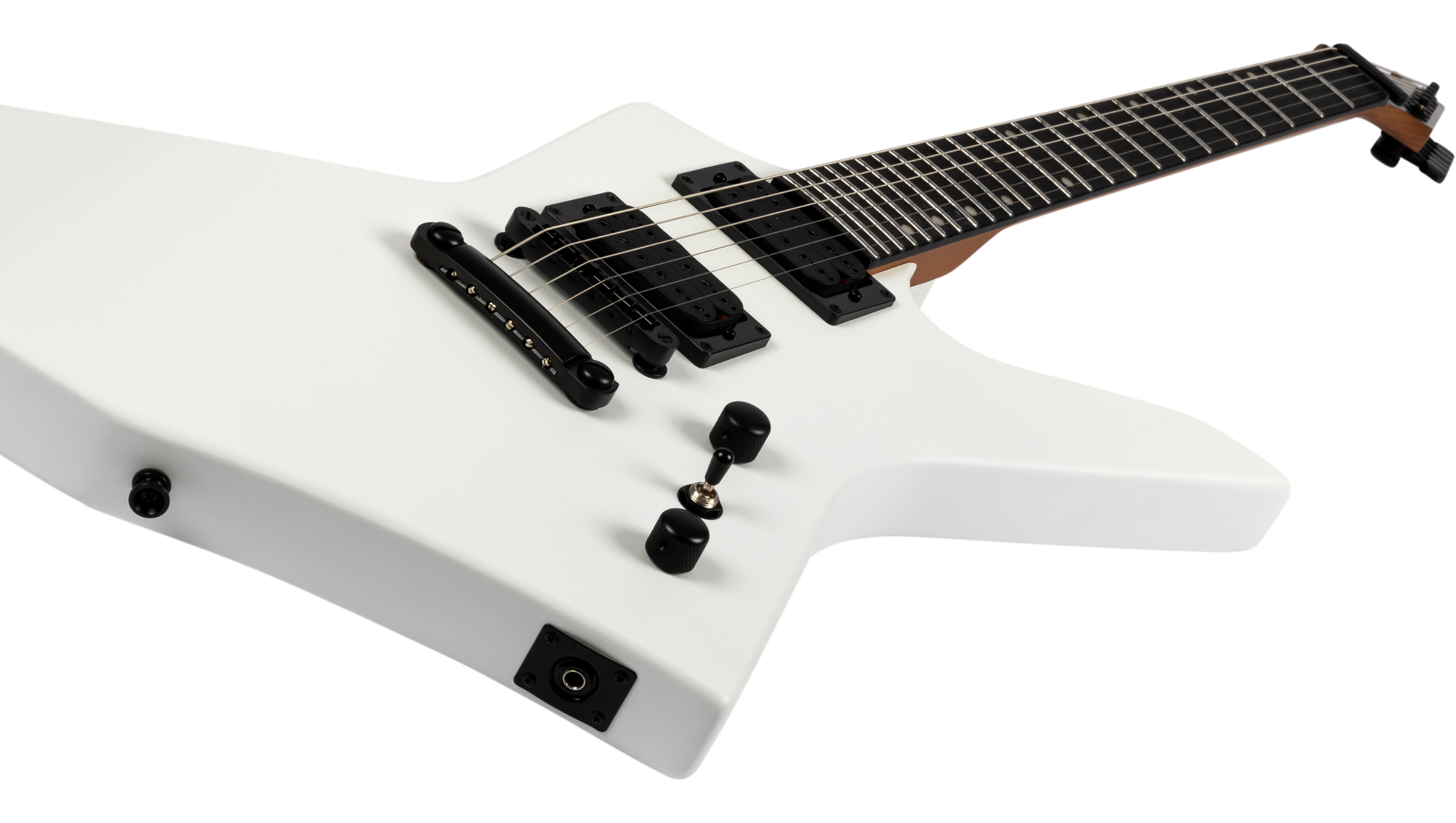 Spira Guitars X400 Mwh 2h Ht Mn - Satin White - Guitare Électrique MÉtal - Variation 3