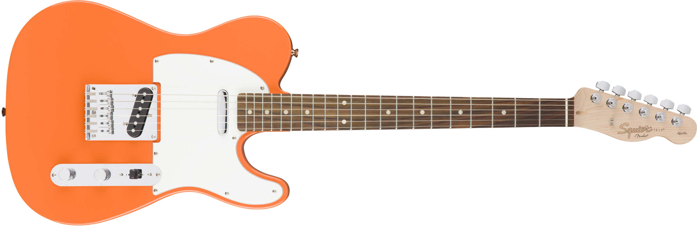 Squier Tele Affinity Series 2019 Lau - Competition Orange - Guitare Électrique Forme Tel - Variation 1