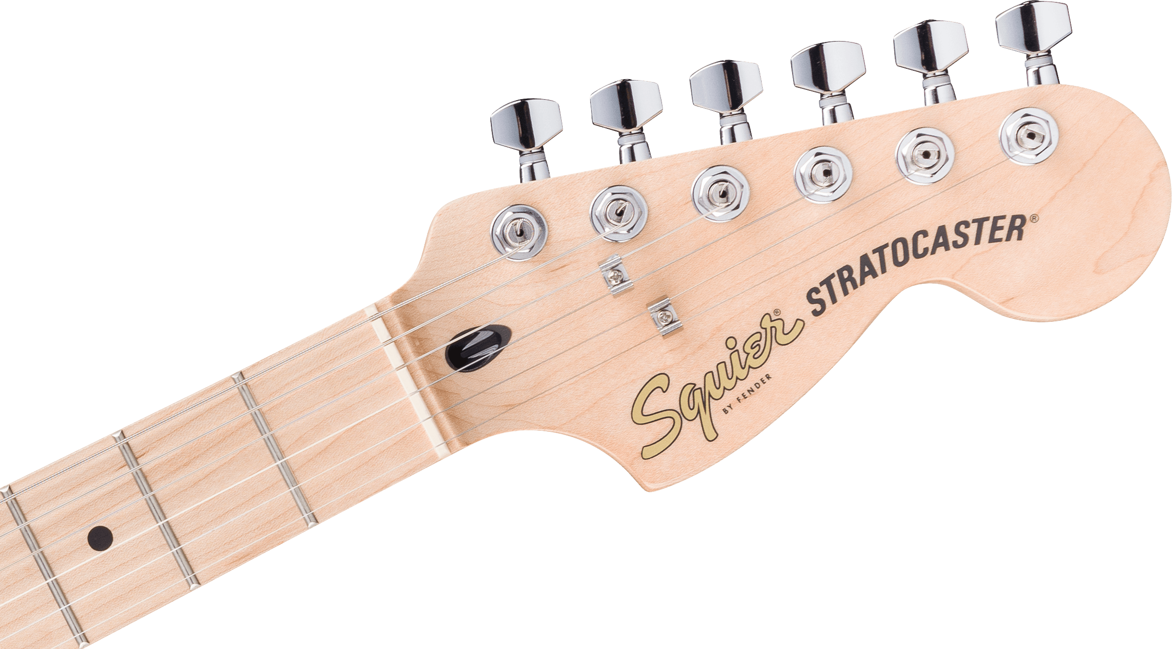 Squier Affinity Strat Junior Ltd Hss Trem Mn - Pearl White - Guitare Électrique Forme Str - Variation 2