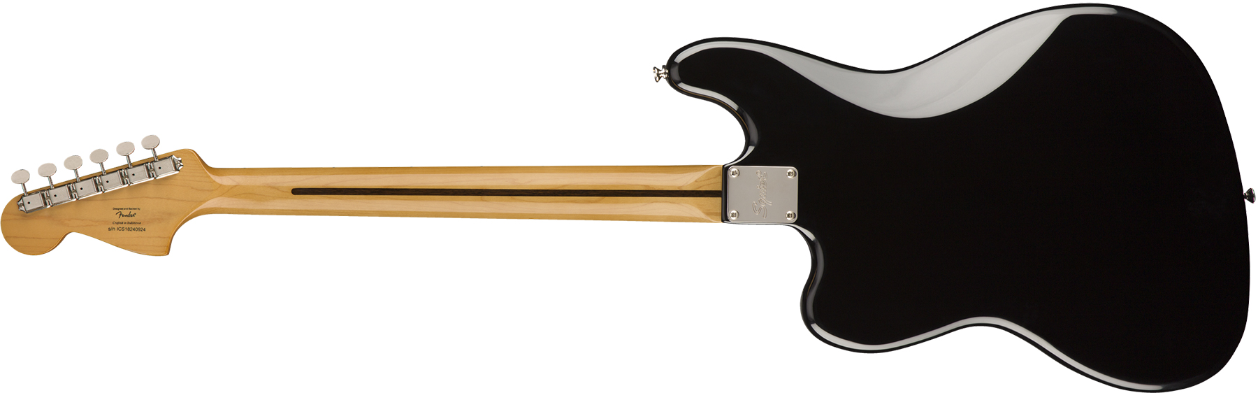 Squier Bass Vi Classic Vibe 2019 Sss Trem Lau - Black - Guitare Électrique Forme Str - Variation 1