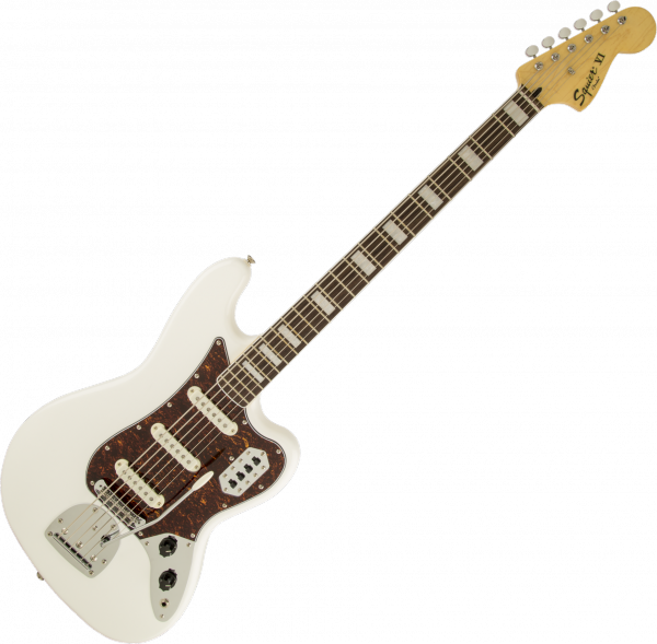 Squier Bass VI Vintage Modified (RW) olympic white Solid body