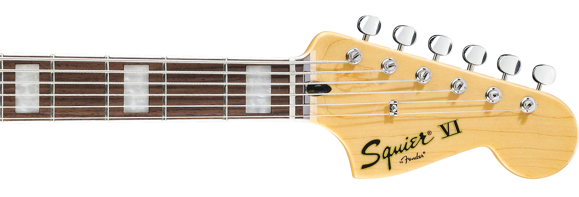 Squier Bass Vi Vintage Modified Rw Black - Basse Électrique Solid Body - Variation 3