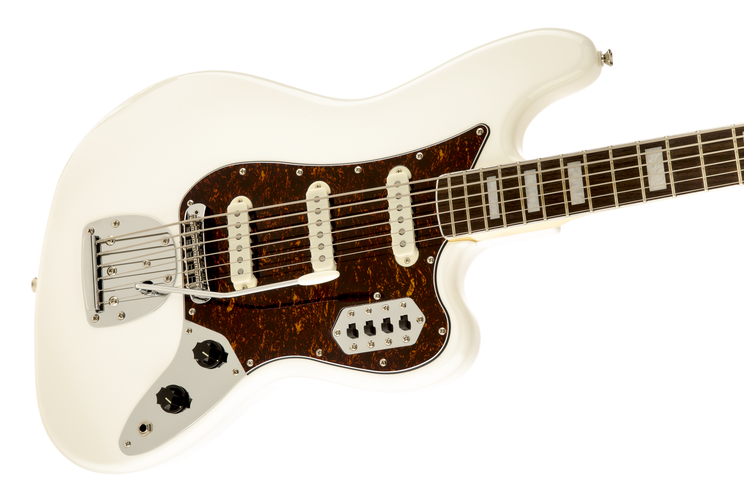 Squier Bass Vi Vintage Modified (rw) - Olympic White - Basse Électrique Solid Body - Variation 2