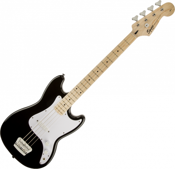 Squier Bronco Bass (MN) - black E-bass für kinder