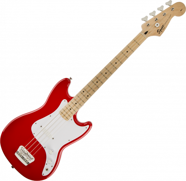 Squier Bronco Bass (MN) - torino red Electric bass for kids red