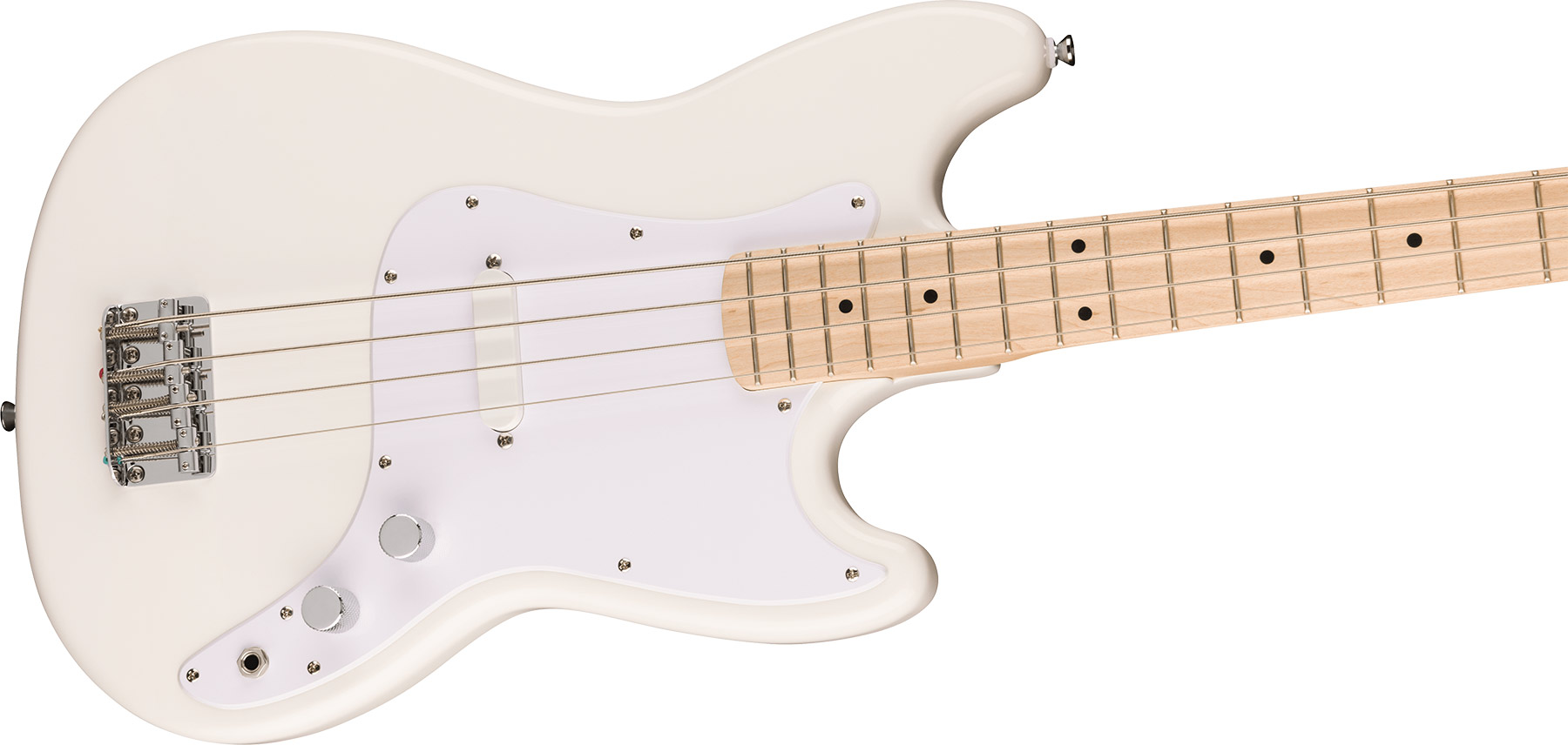 Squier Bronco Bass Sonic Mn - Arctic White - Basse Électrique Solid Body - Variation 2