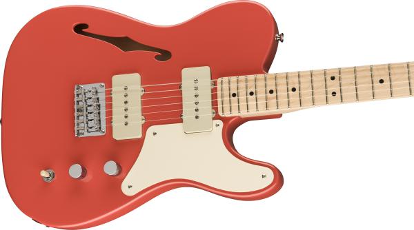 Guitare électrique 1/2 caisse Squier Paranormal Cabronita Telecaster Thinline - fiesta red