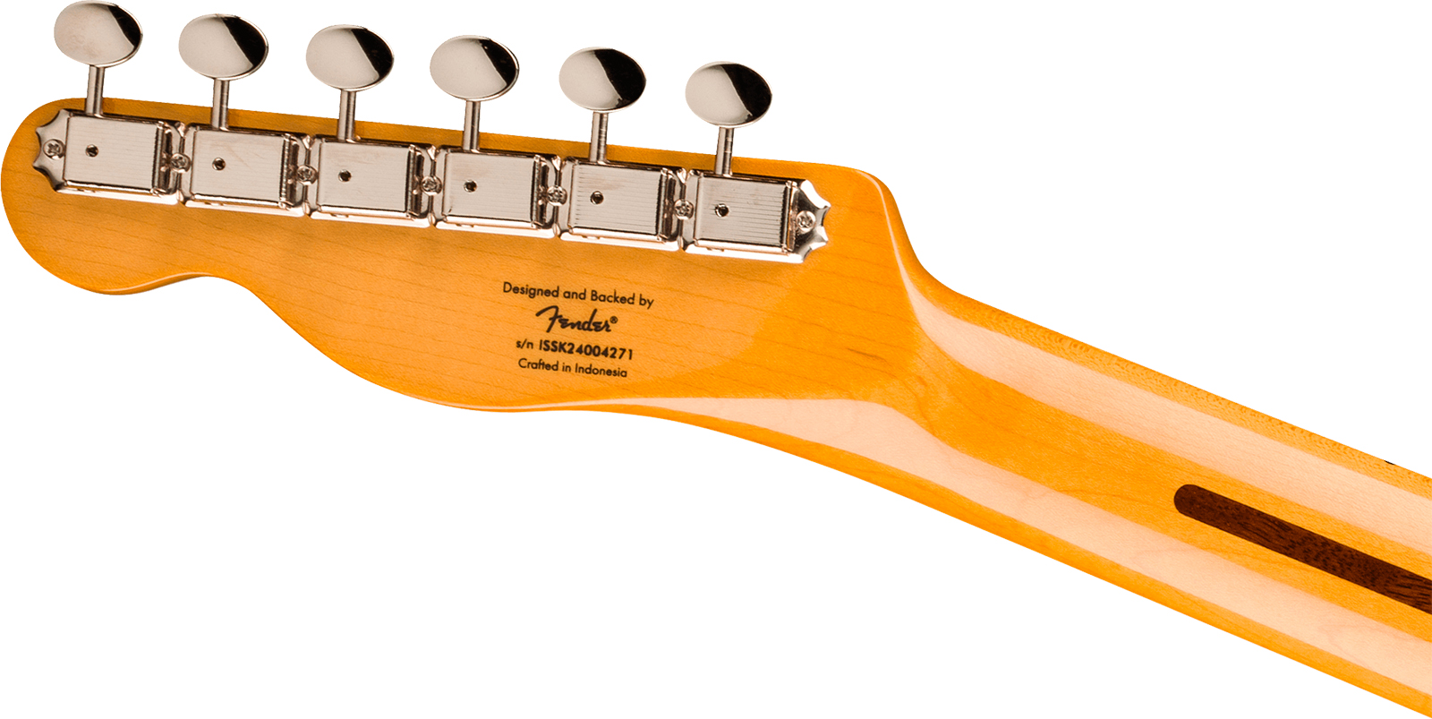 Squier Classic Vibe Tele 60s Custom Fsr Ltd Sh Ht Mn - Black - Guitare Électrique Forme Tel - Variation 3