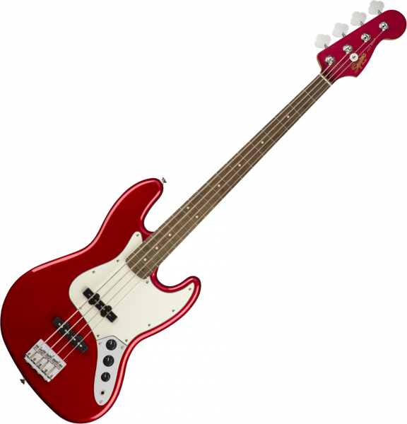 Basse électrique solid body Squier Contemporary Jazz Bass (LAU) - Metallic red