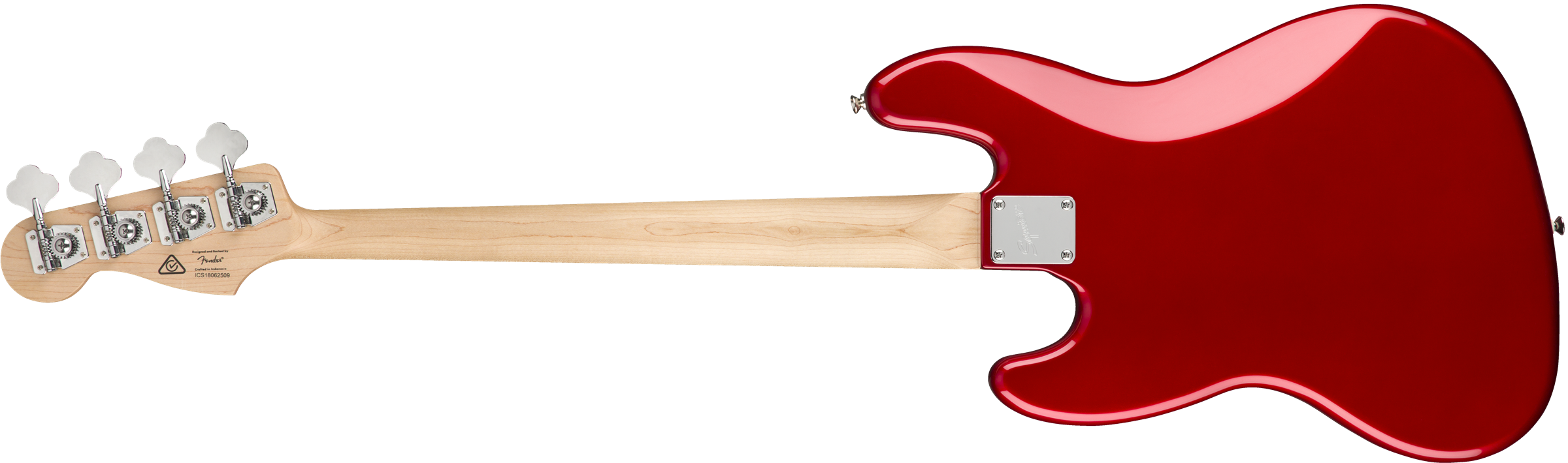 Squier Contemporary Jazz Bass Lau - Metallic Red - Basse Électrique Solid Body - Variation 1