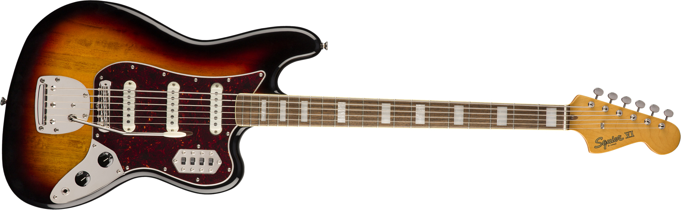 Squier Bass Vi Classic Vibe 2019 3s Trem Lau - 3-color Sunburst - Basse Électrique Solid Body - Main picture