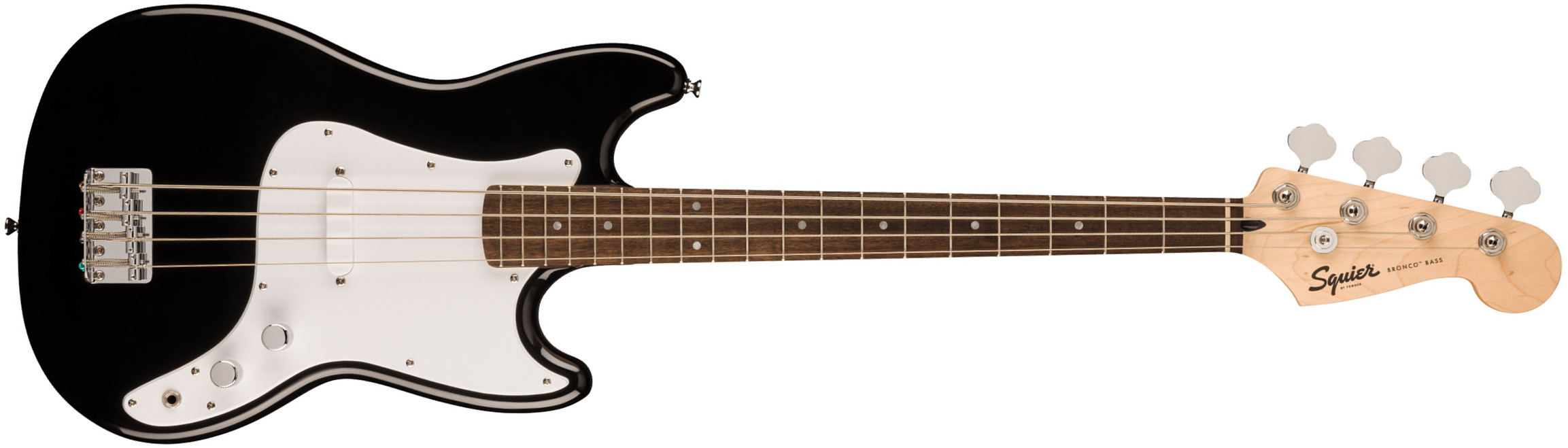 Squier Bronco Bass Sonic Lau - Black - Basse Électrique Solid Body - Main picture