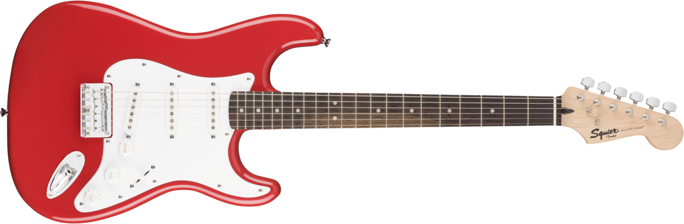 Squier Bullet Stratocaster Ht Sss (lau) - Fiesta Red - Guitare Électrique Forme Str - Main picture
